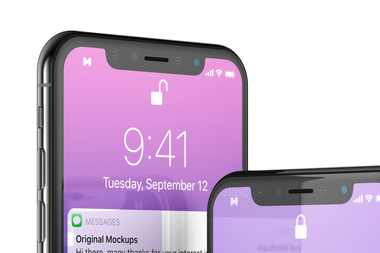 Free iPhone X Mockup 02