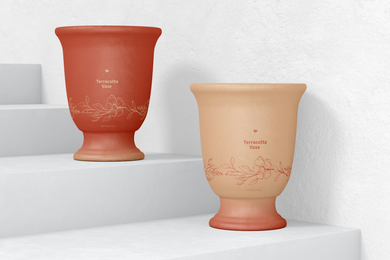 Maqueta de Jarrones de Terracota, Arriba y Abajo Maqueta de Jarrones de Terracota, Arriba y Abajo