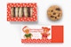 Rectangular Cookie Boxes Mockup, Top View