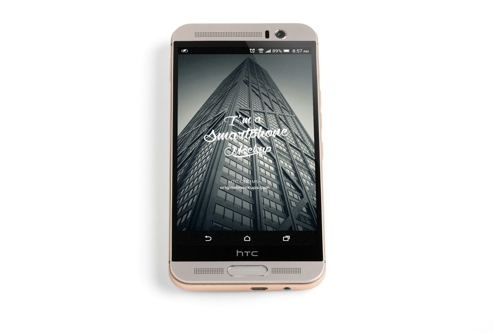 HTC One M9+ PSD Mockup 04