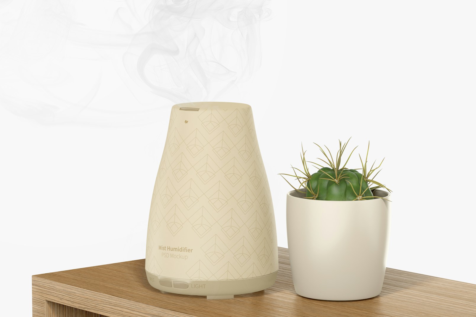Mist Humidifier with Plant Pot Mockup