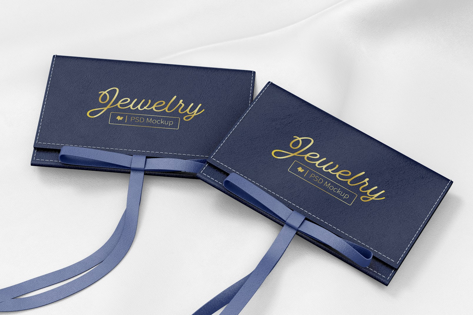 Jewelry Pouches with String Mockup