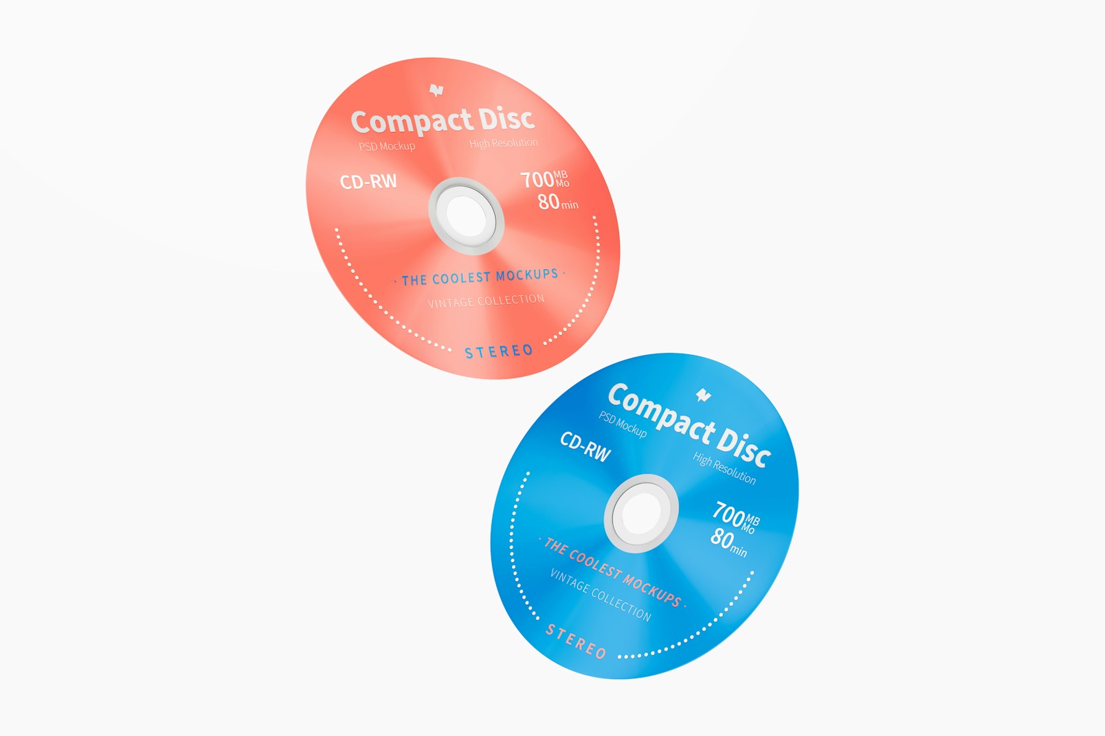 Compact Disc Mockup, Falling