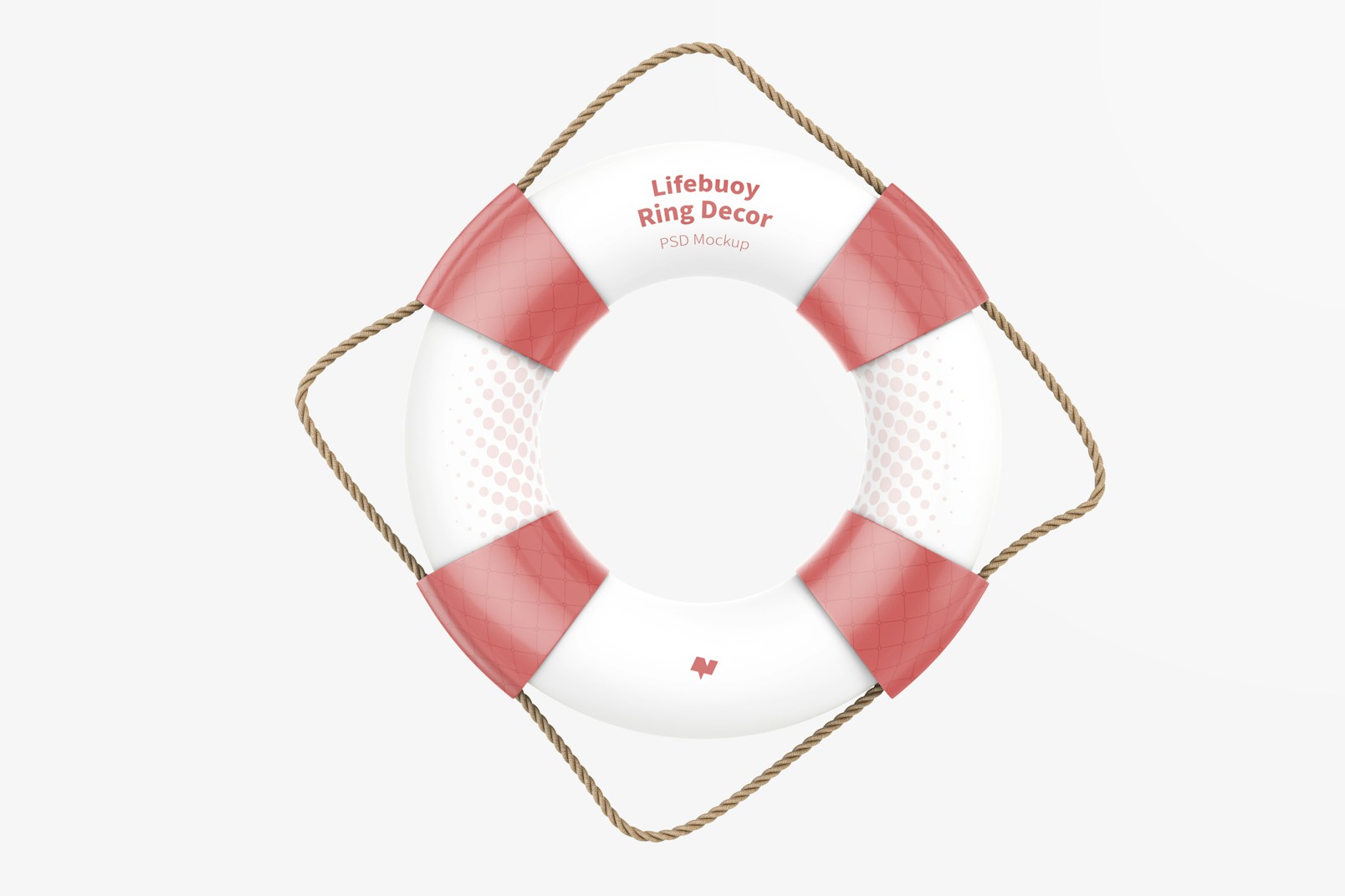 Lifebuoy Ring Decor Mockup