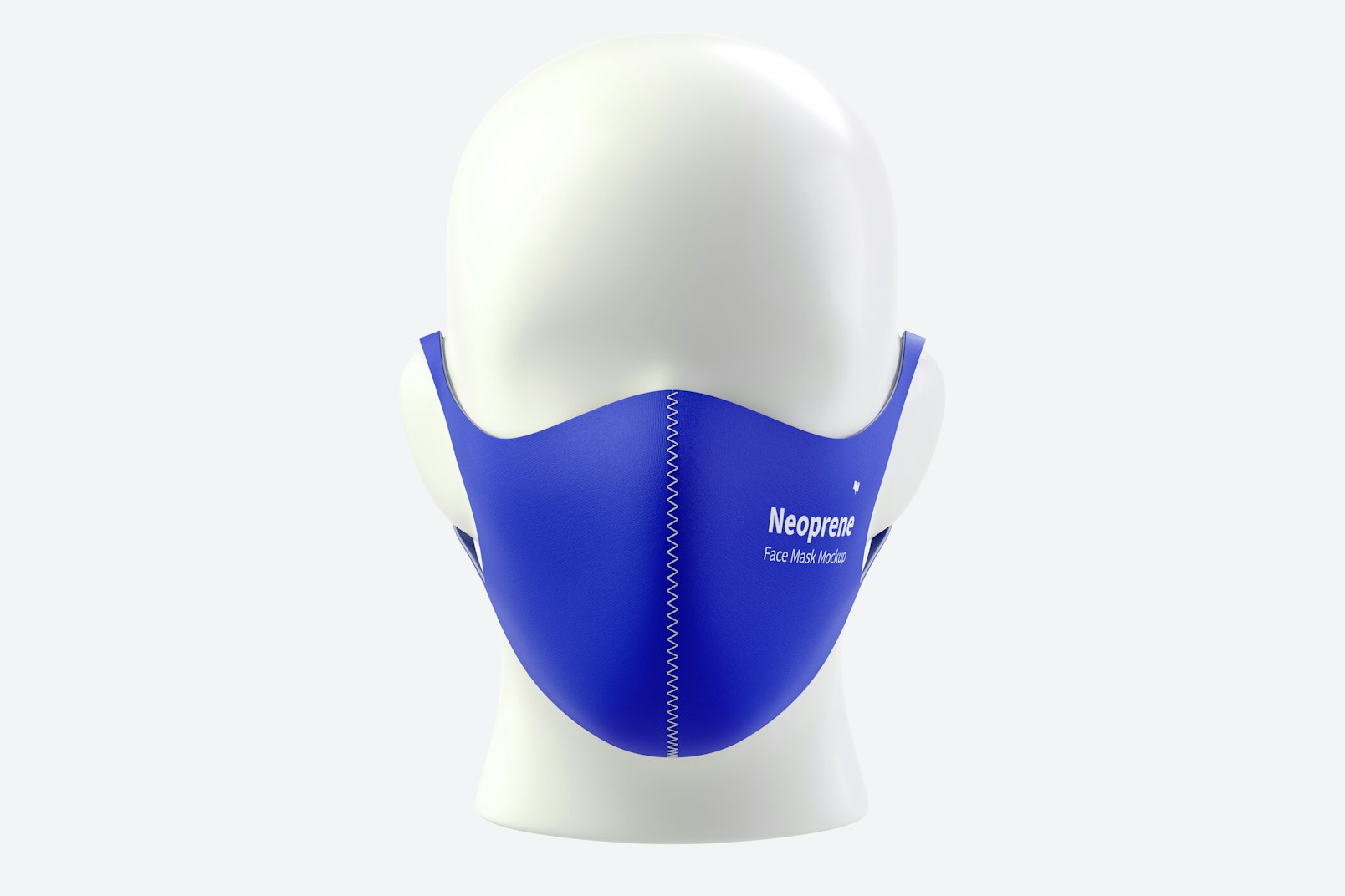 Neoprene Guard Face Mask Mockup, Front View