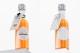 Mini Liquor Bottle Mockup, Low Angle View
