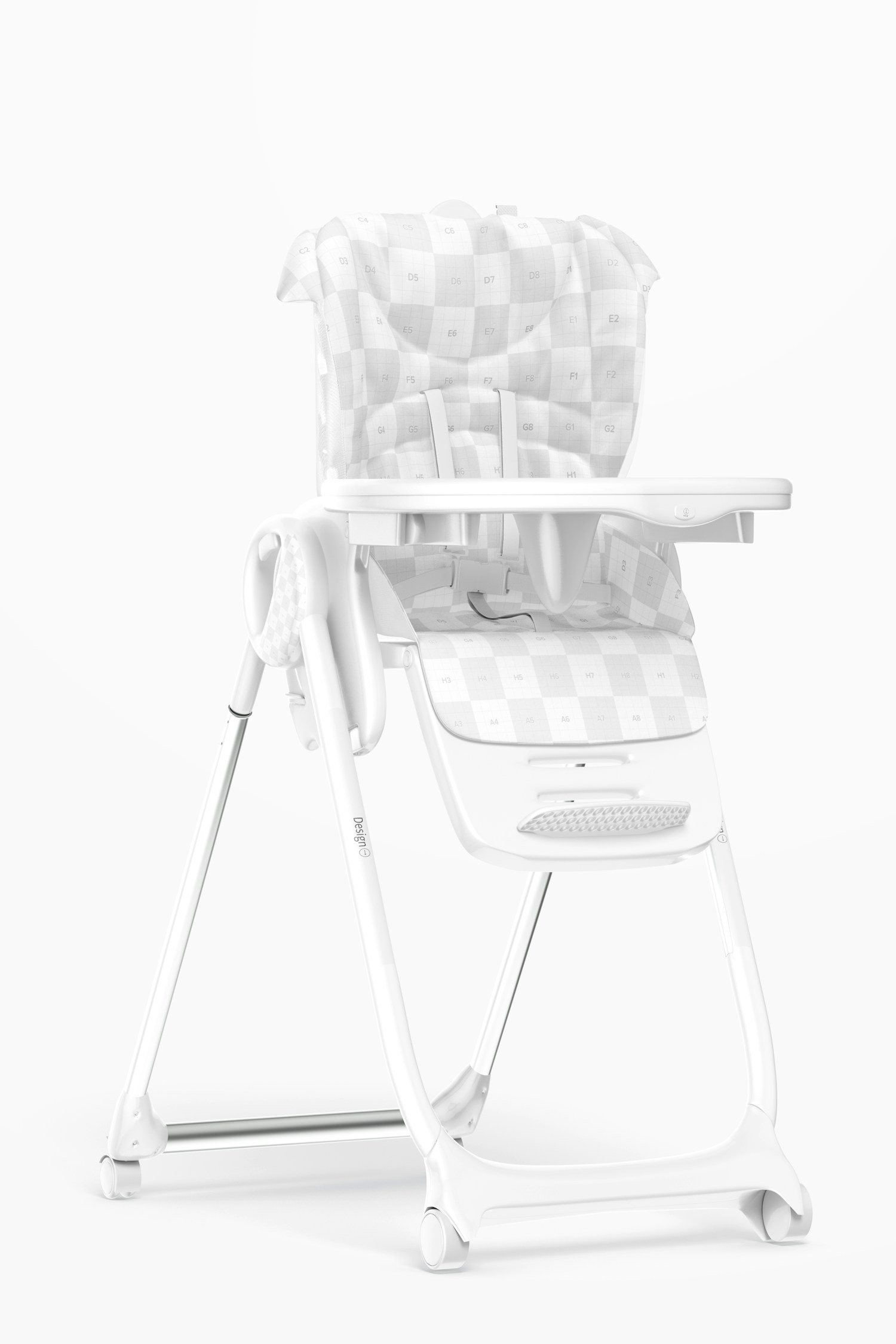 Baby Feeding Chair Mockup, Right View