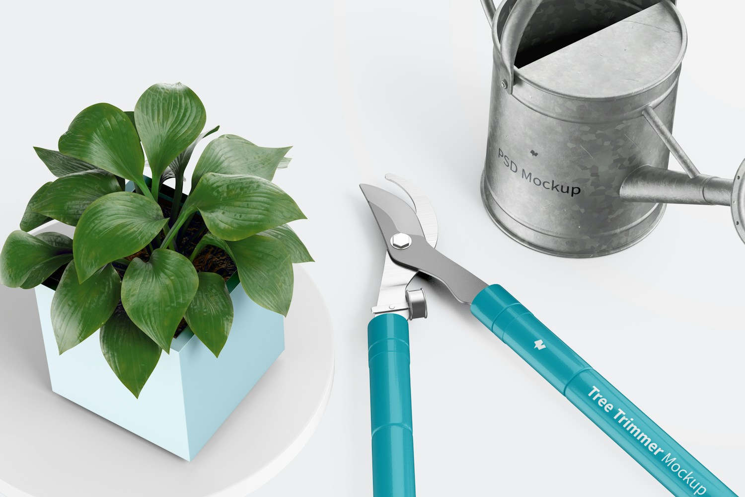 Tree Trimmer Mockup, Top View Tree Trimmer Mockup, Top View