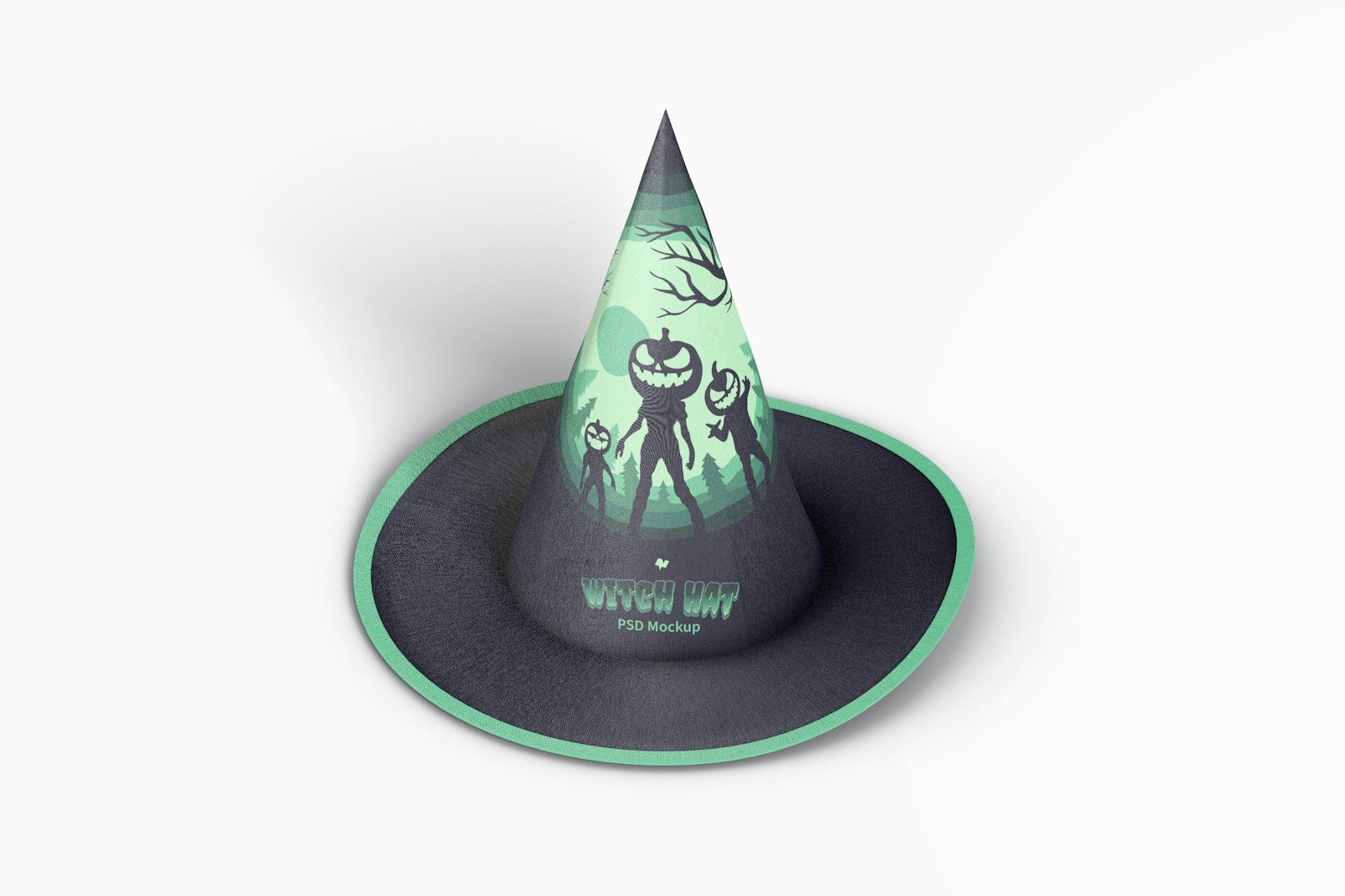 Witch Hat Mockup, Top View