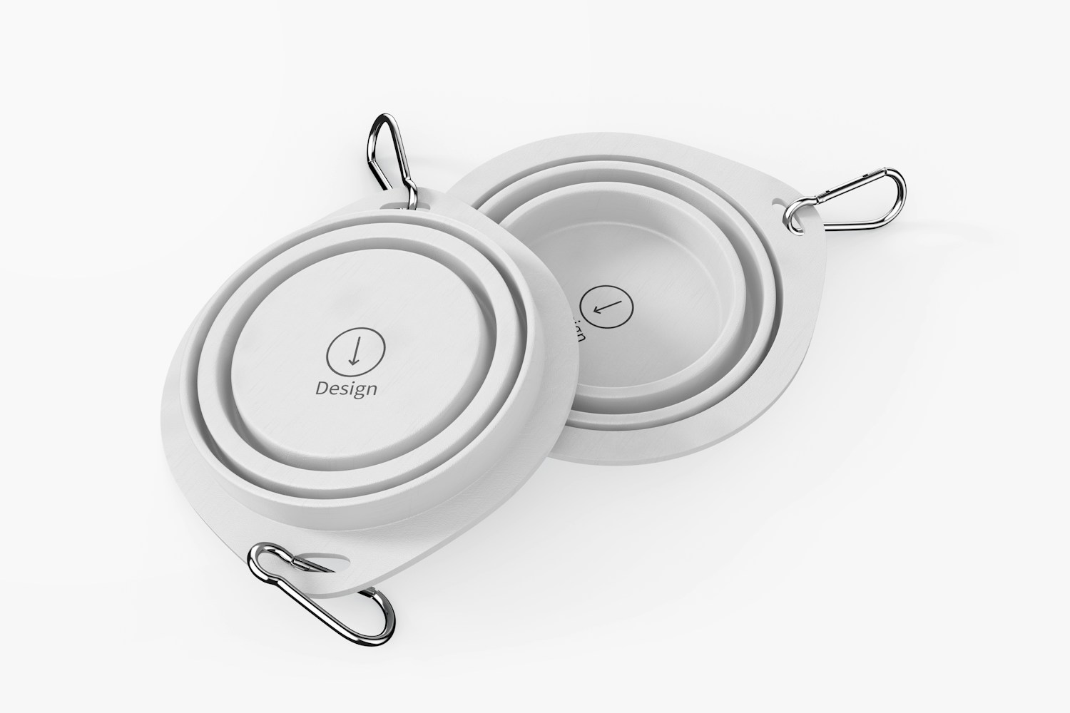 Travel Dog Bowls Mockup Travel Dog Bowls Mockup