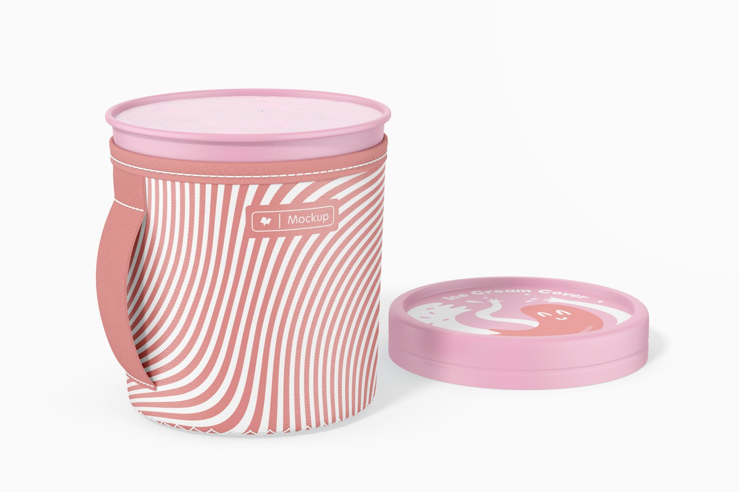 Ice Cream Cover Mockup Ice Cream Cover Mockup