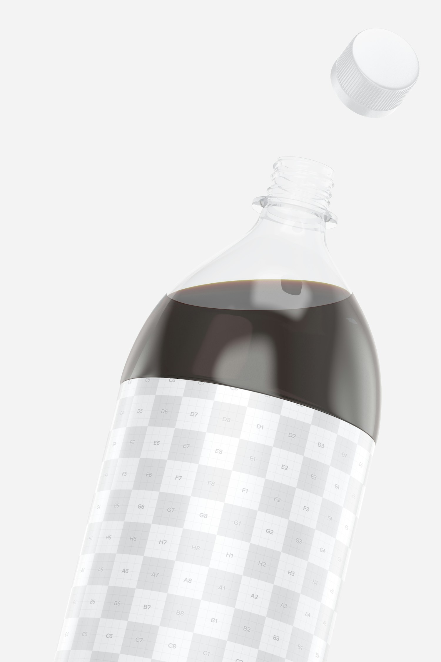 Maqueta de Botellas de 1.5L para Pepsi, Acercamiento