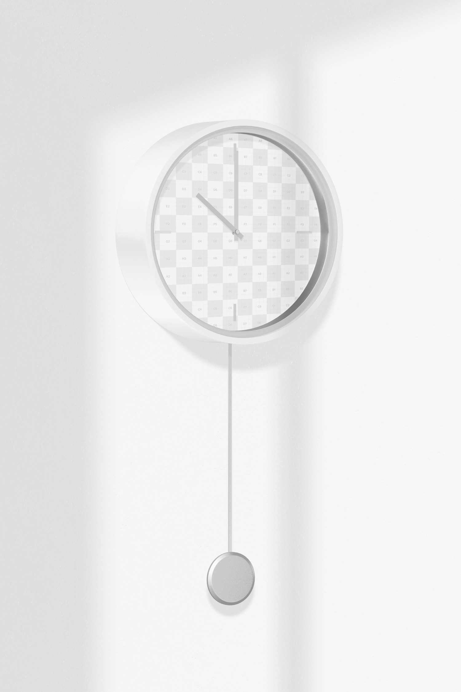 Pendulum Wall Clock Mockup