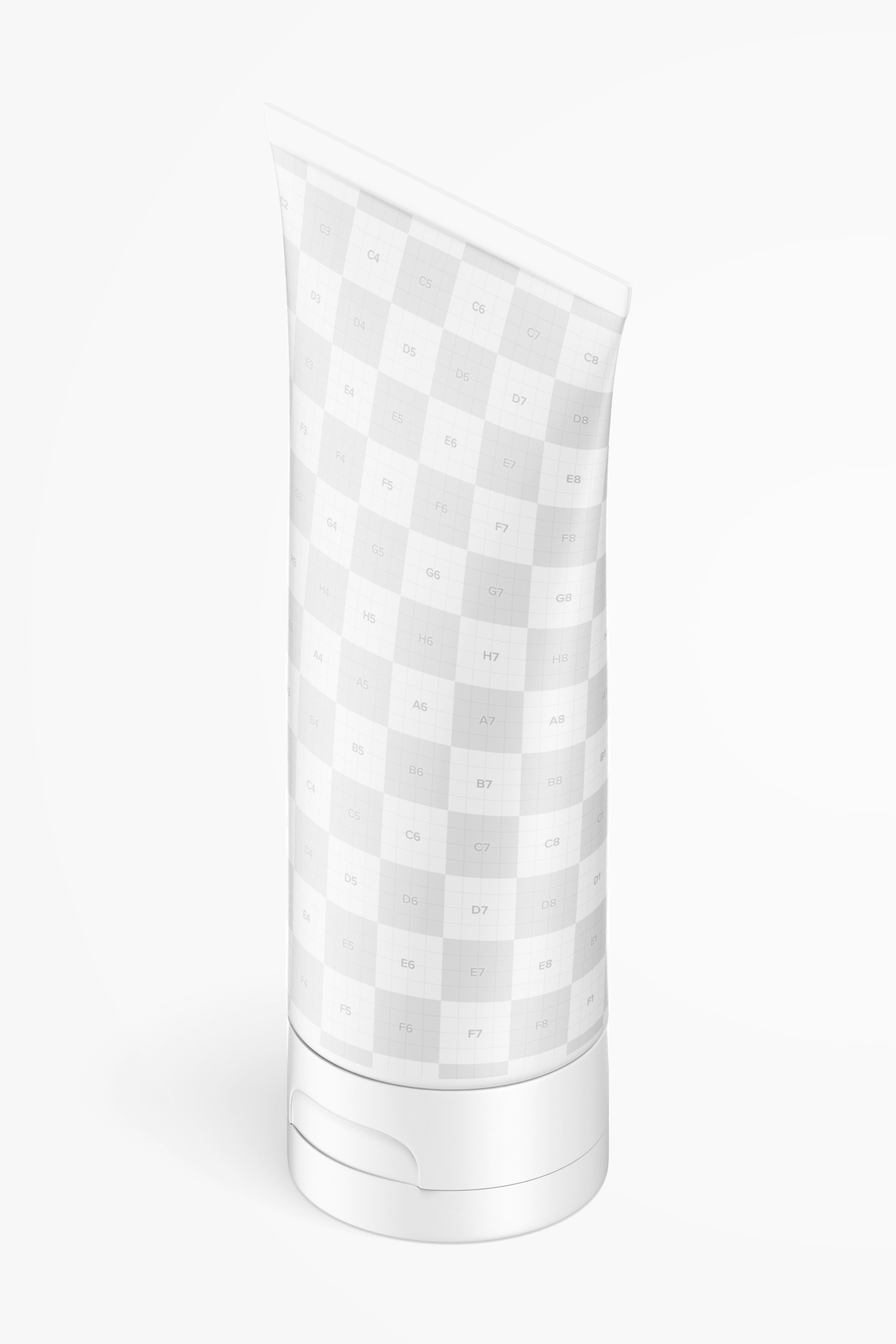 Maqueta de Tubo de 3oz Isométrico, Vista derecha Maqueta de Tubo de 3oz Isométrico, Vista derecha