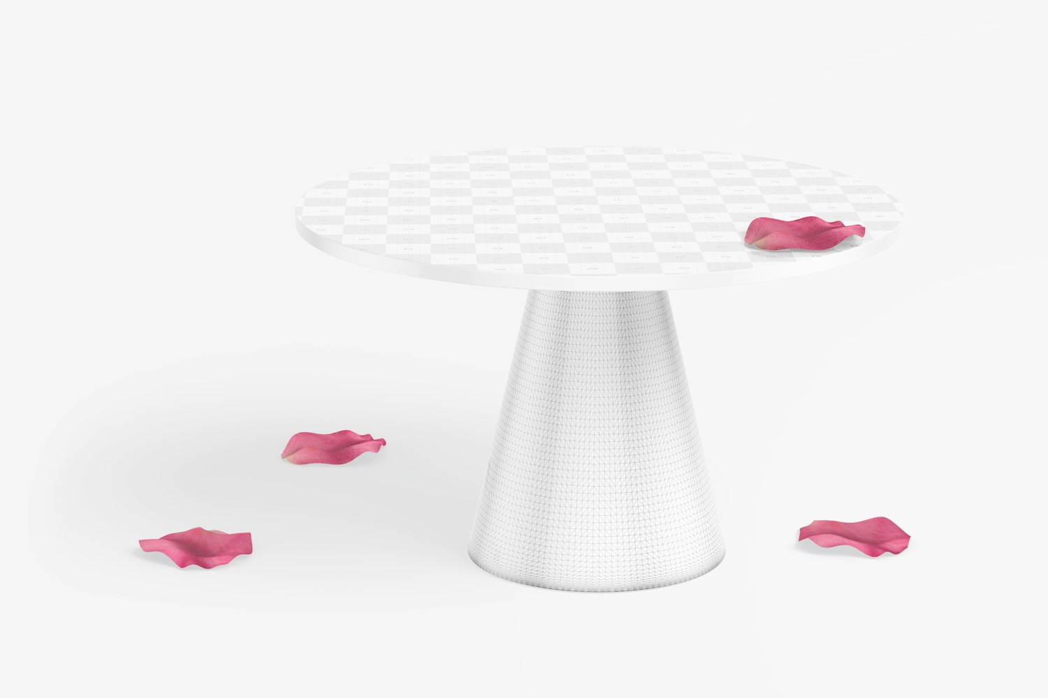 Cake Stand Mockup, Front View