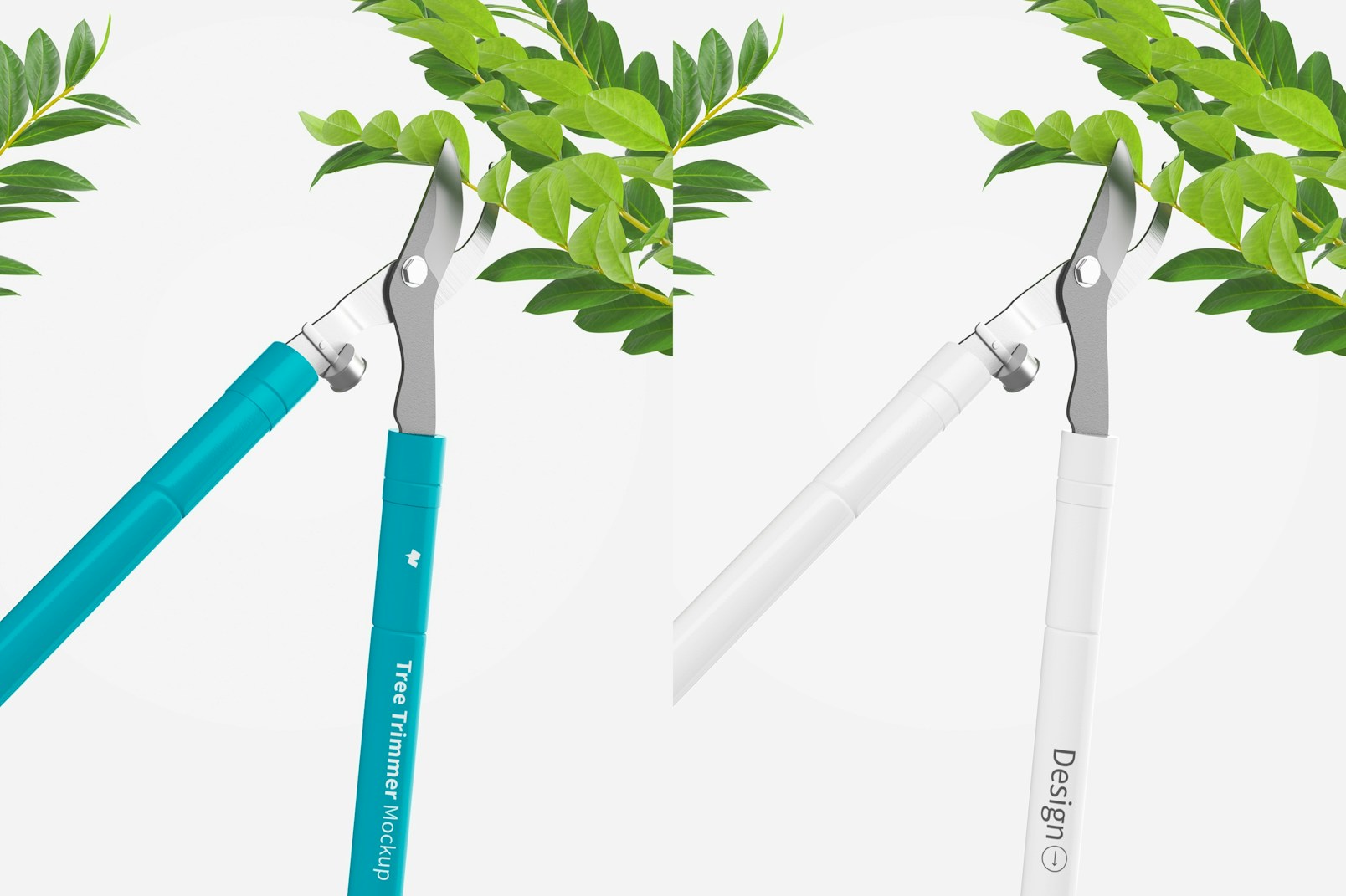 Tree Trimmer Mockup, Perspective View