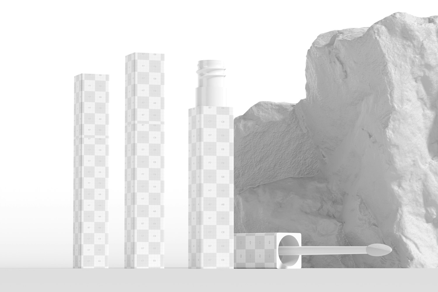 Liquid Lipstick Tubes Mockup Liquid Lipstick Tubes Mockup