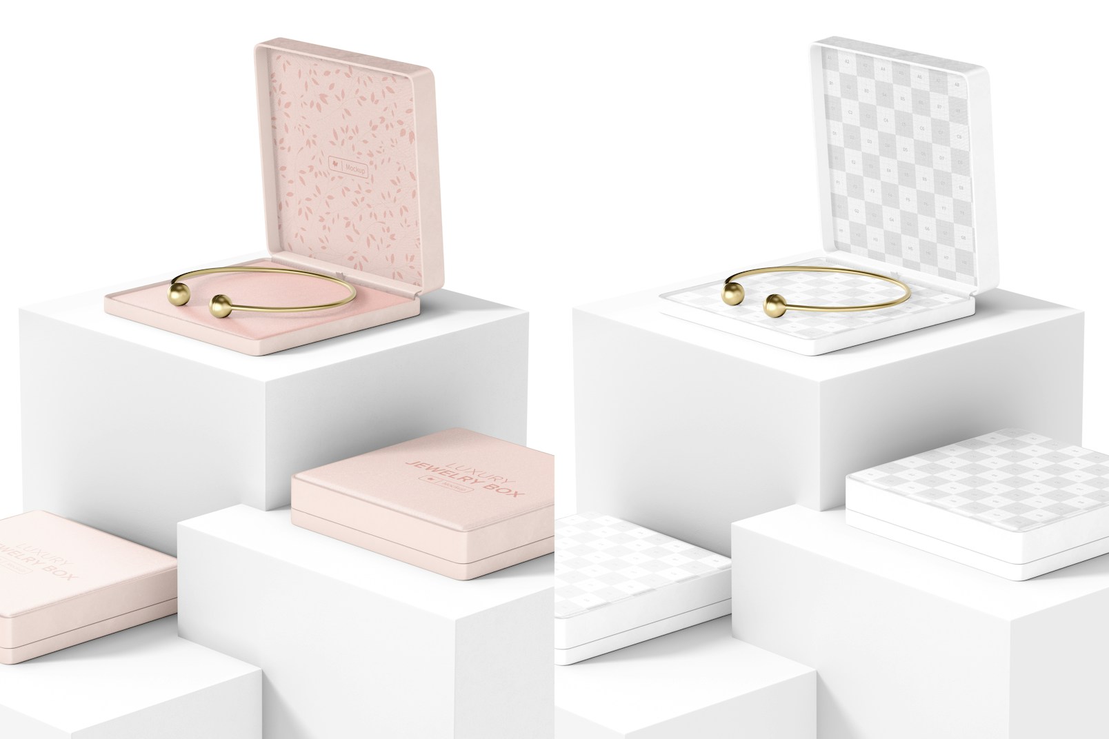 Luxury Jewelry Boxes Mockup 02