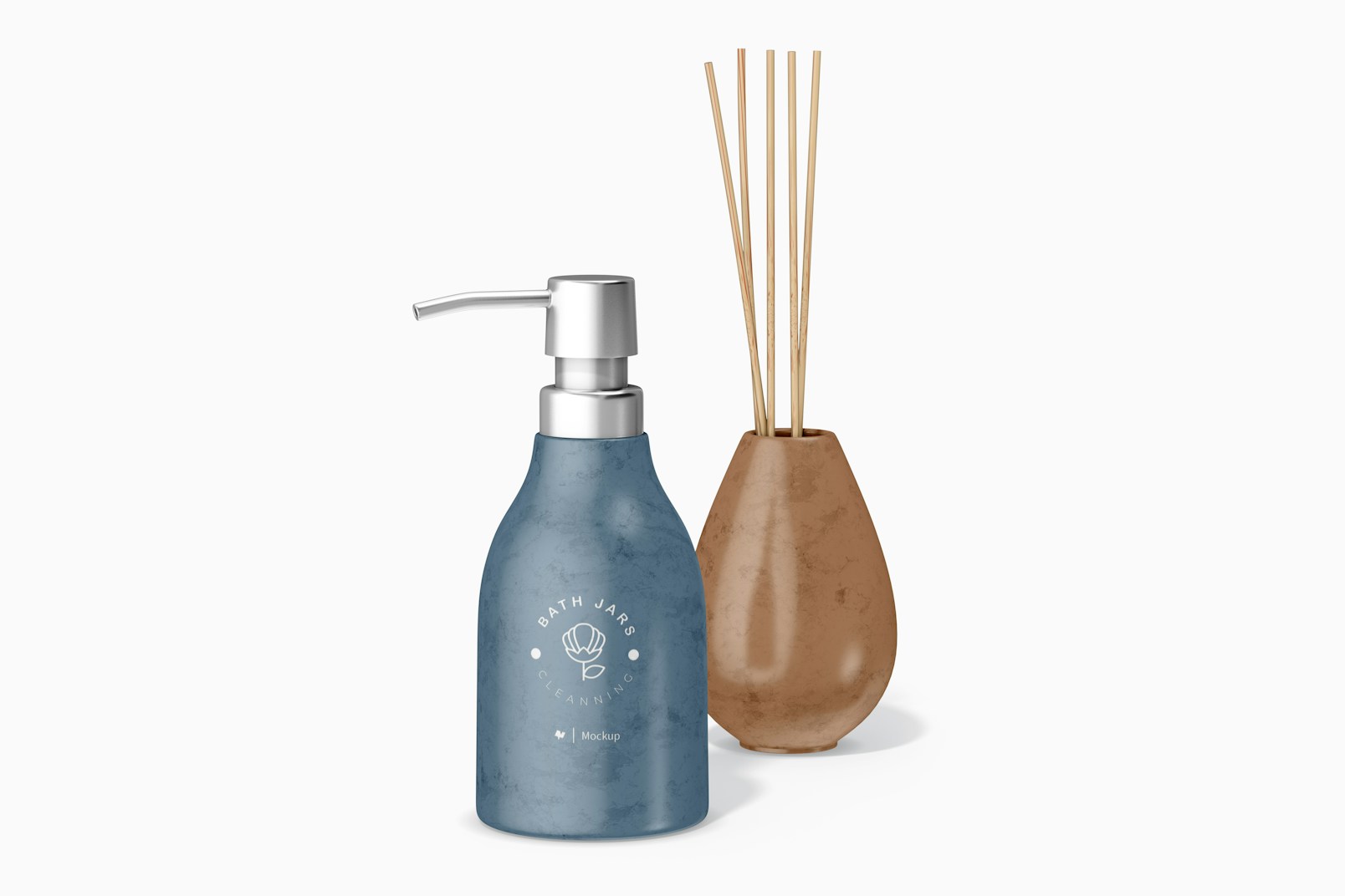 Liquid Soap Container Mockup, with Diffuser