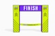 Finish Line Arch Mockup, Front View