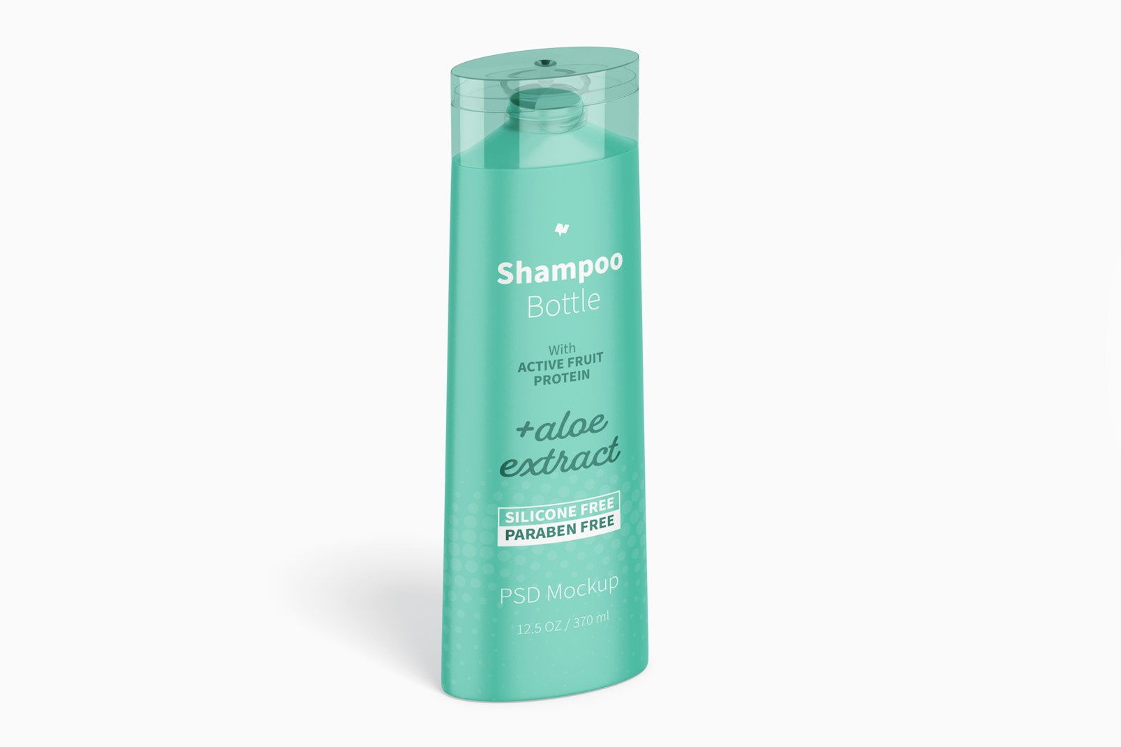 12.5 oz Shampoo Bottle Mockup