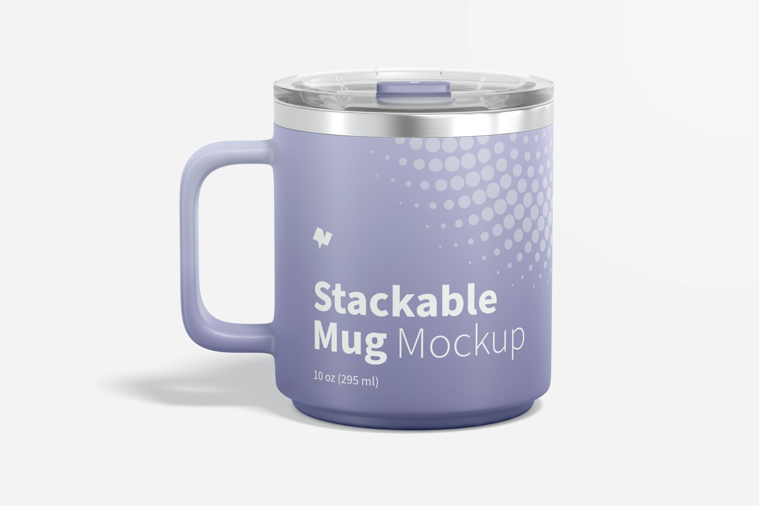 10 oz Stackable Mug Mockup, Front View
