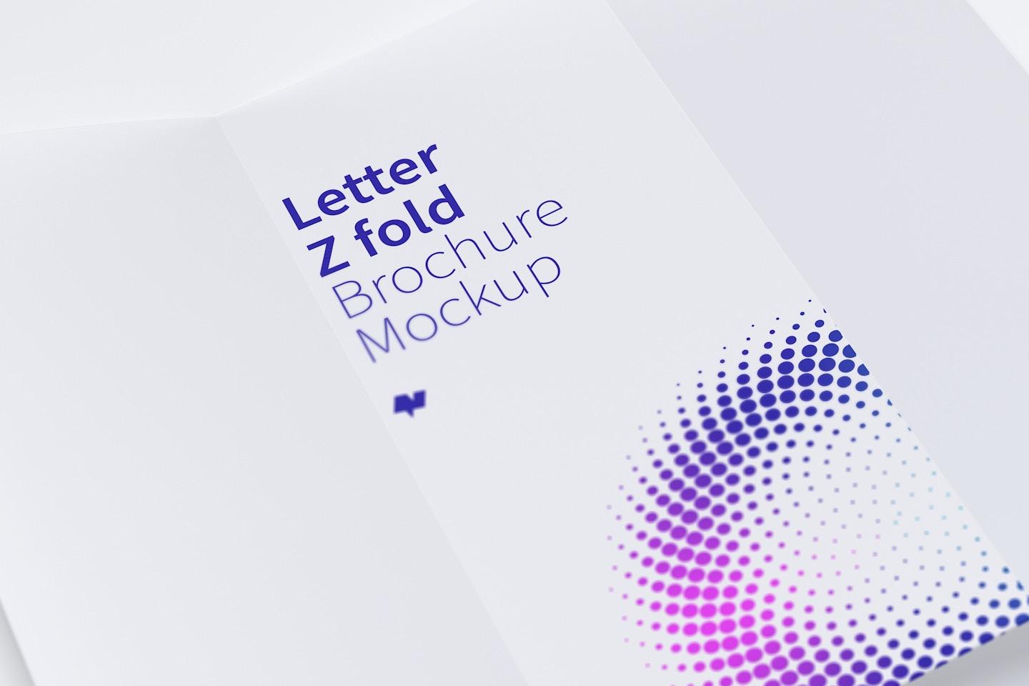 Letter Z Fold Brochure Mockup 03