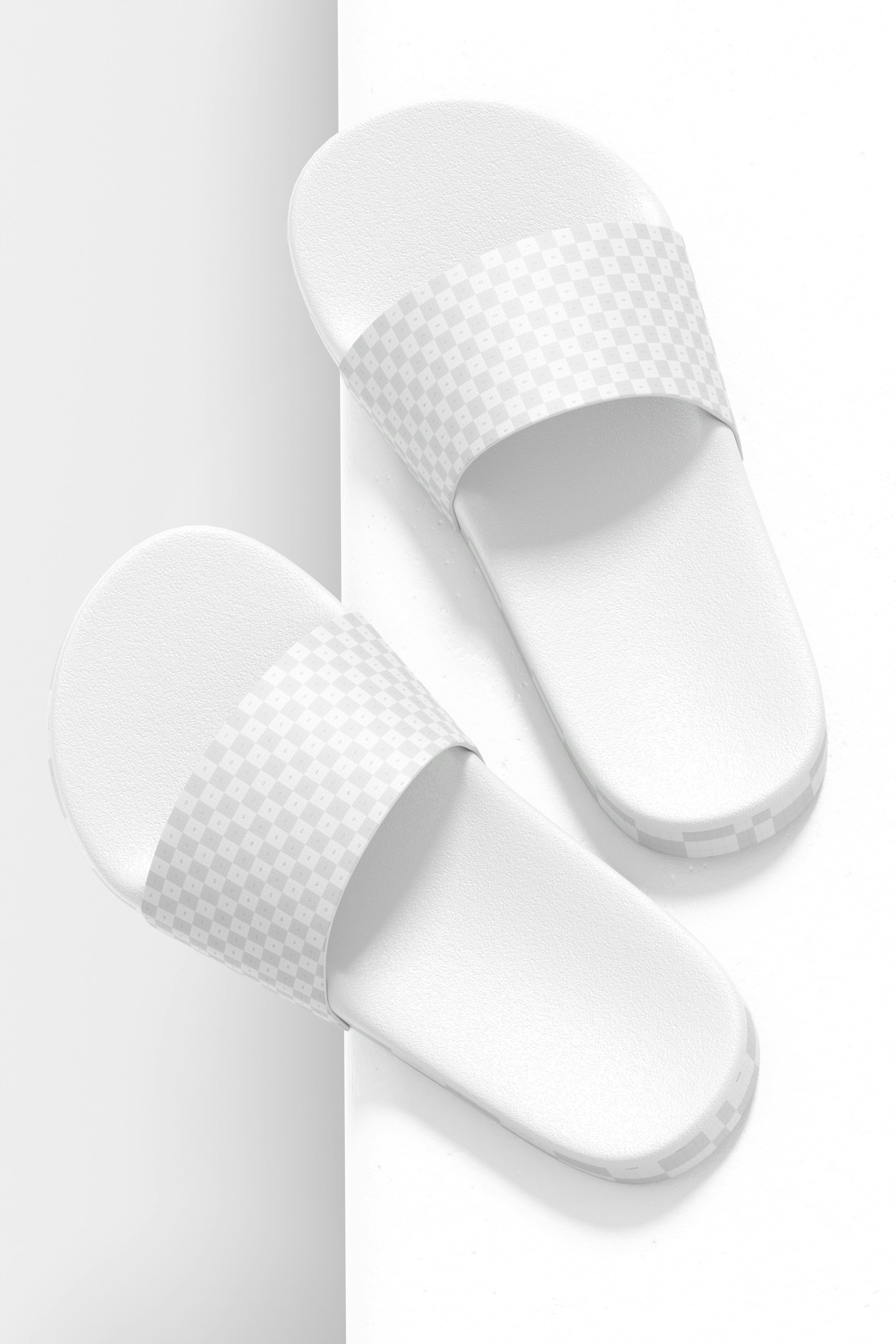 Slide Sandals Mockup, Right View