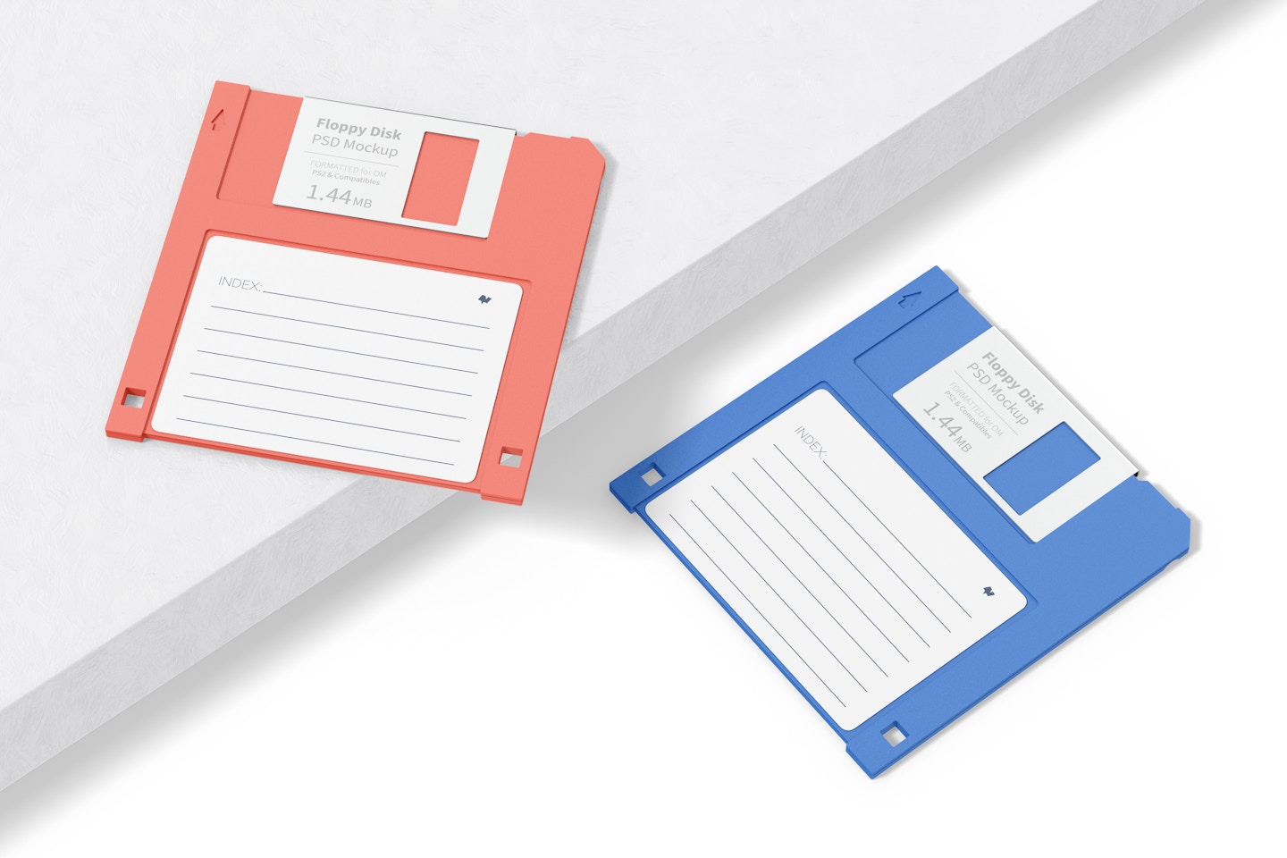 Floppy Disks Mockup