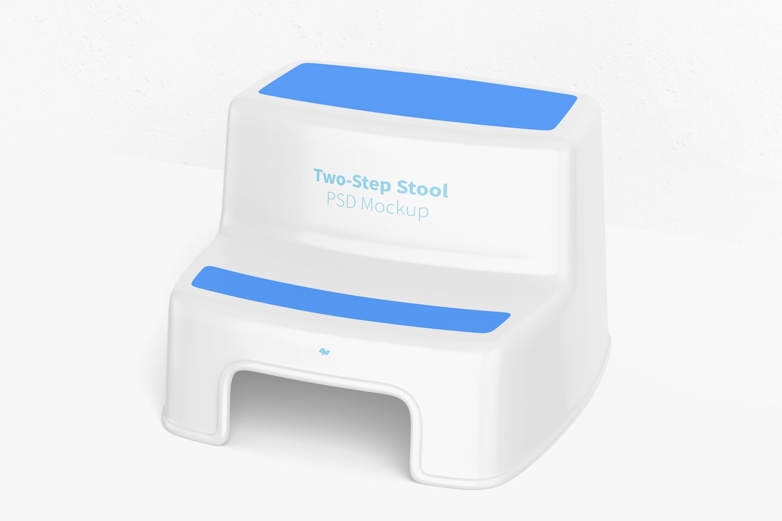 Two-Step Stool Mockup, Left View