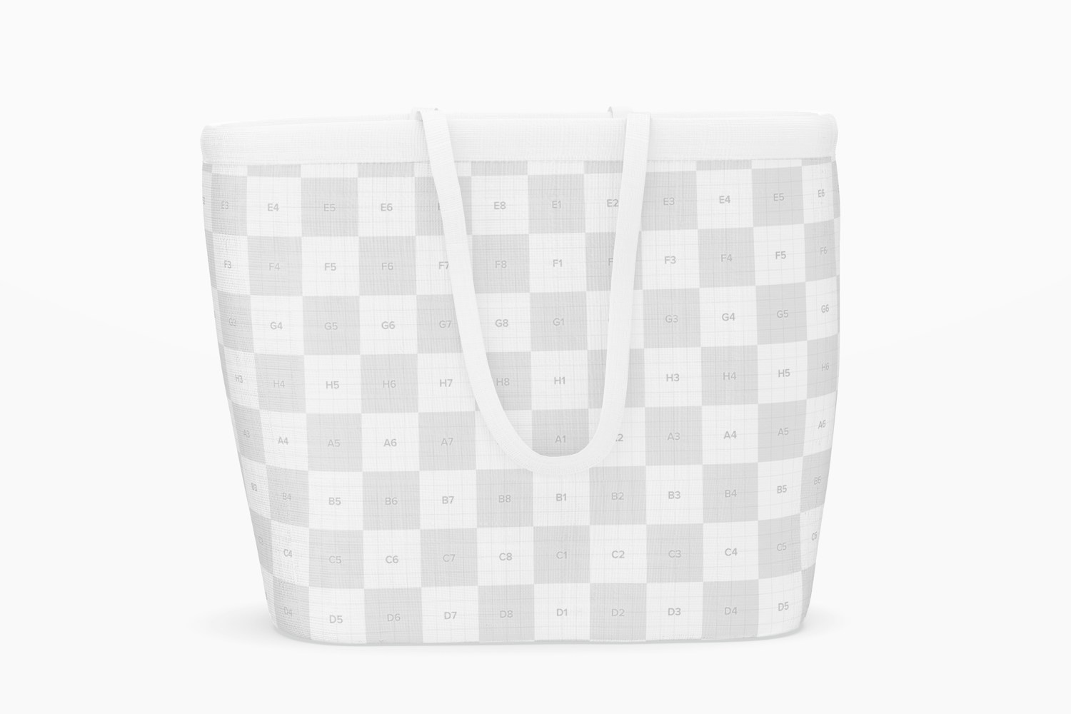 Designer Shopping Bag Mockup, Front View Designer Shopping Bag Mockup, Front View
