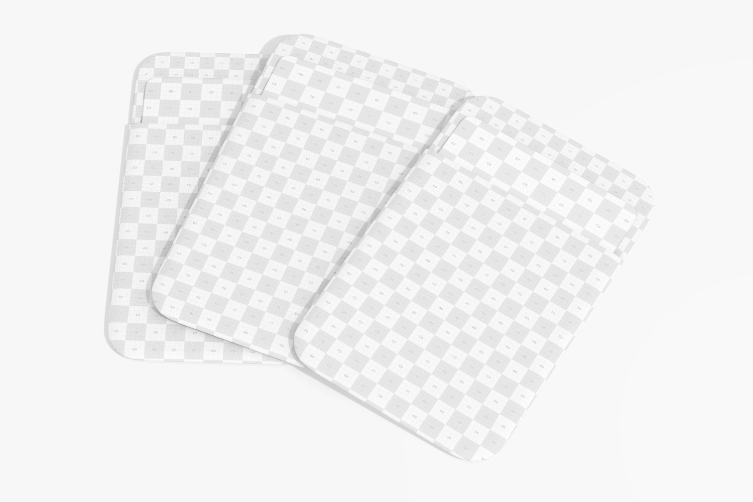 Adhesive Pocket with Card Mockup, Stacked