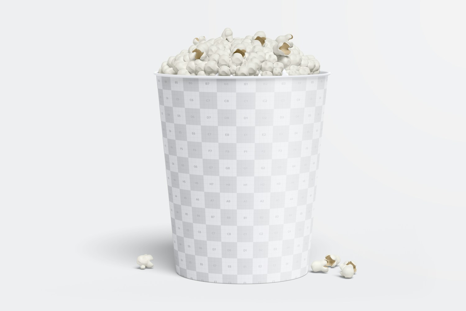 Take advantage of the editable space of the popcorn bucket and release your imagination.