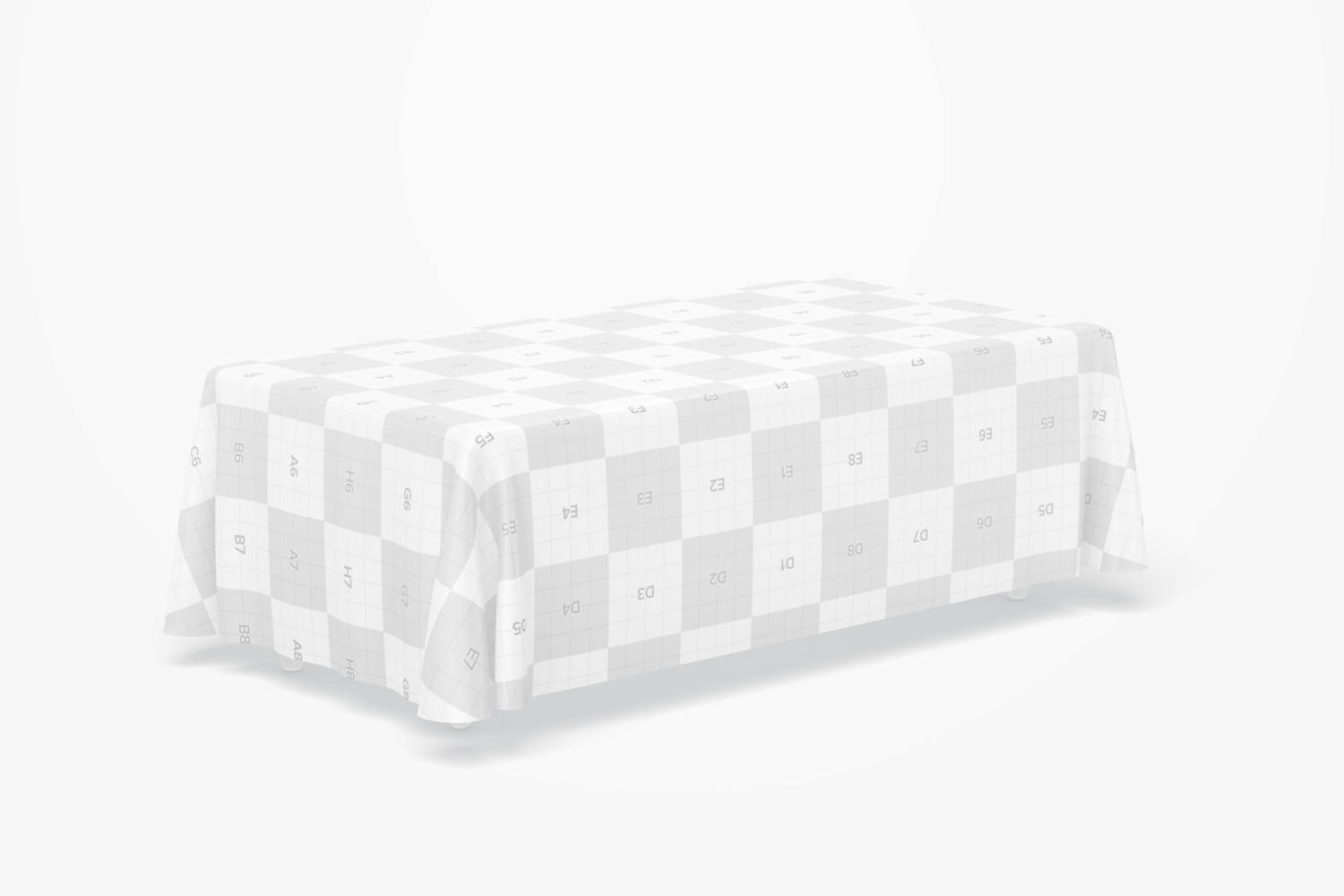 Tablecloth Mockup, Perspective