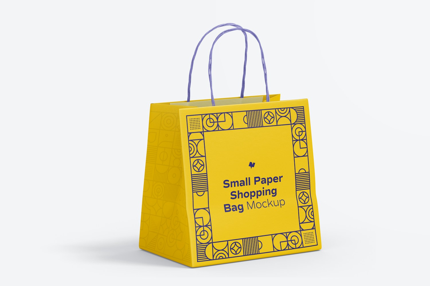 Small Paper Shopping Bag Mockup Small Paper Shopping Bag Mockup