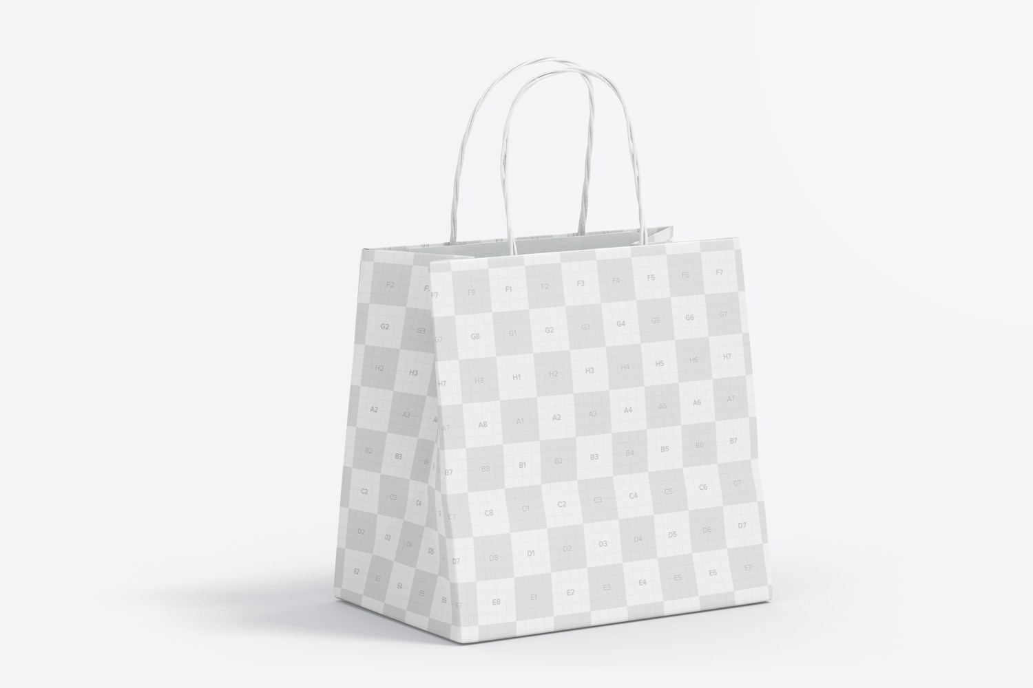 Small Paper Shopping Bag Mockup Small Paper Shopping Bag Mockup
