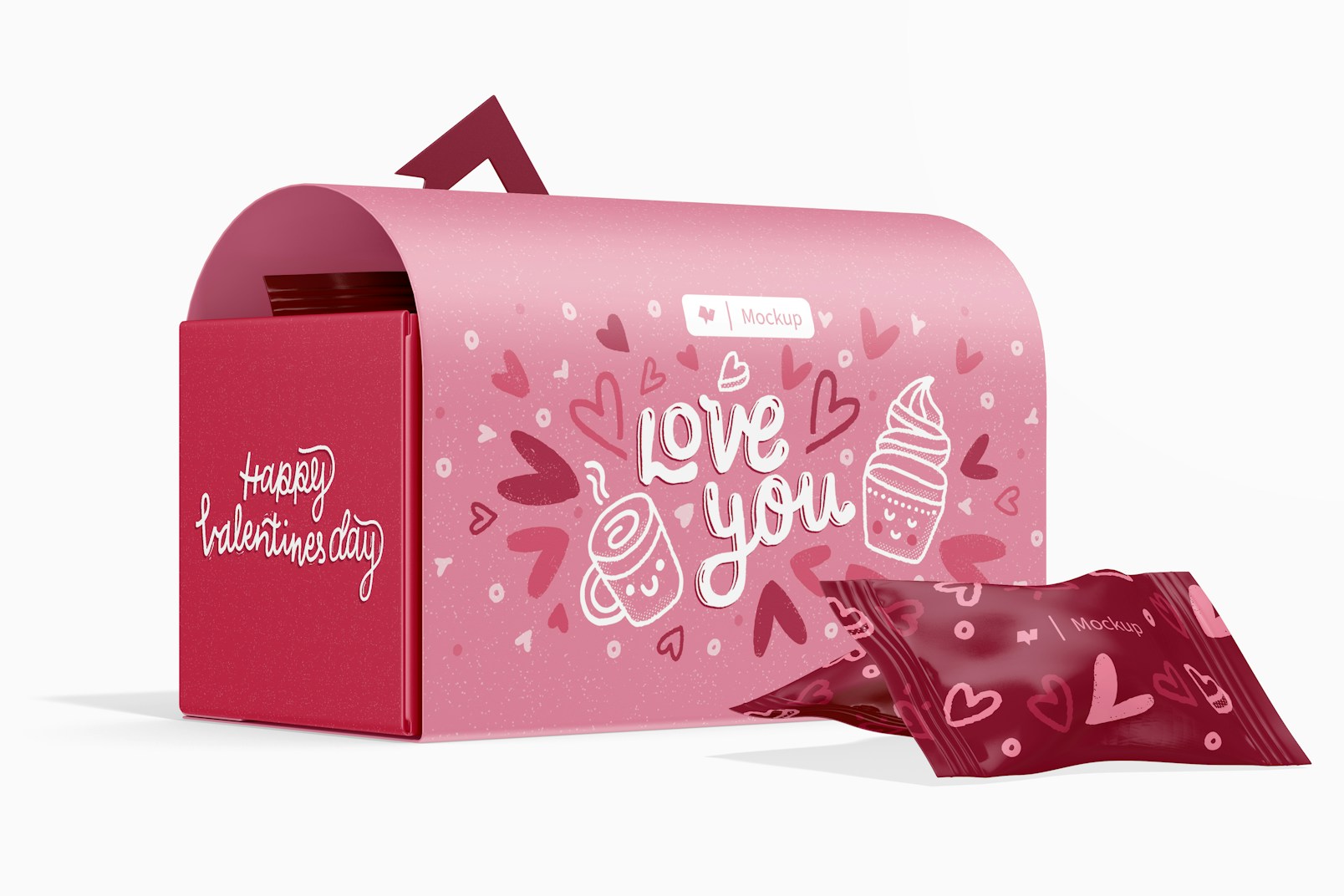 Mailbox Candy Box Mockup