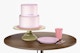Two Tier Cake on Table Mockup