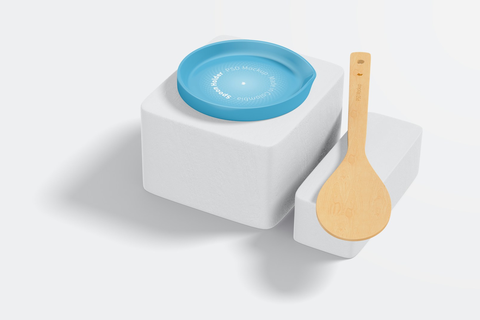 Spoon Holder Mockup, Perspective View