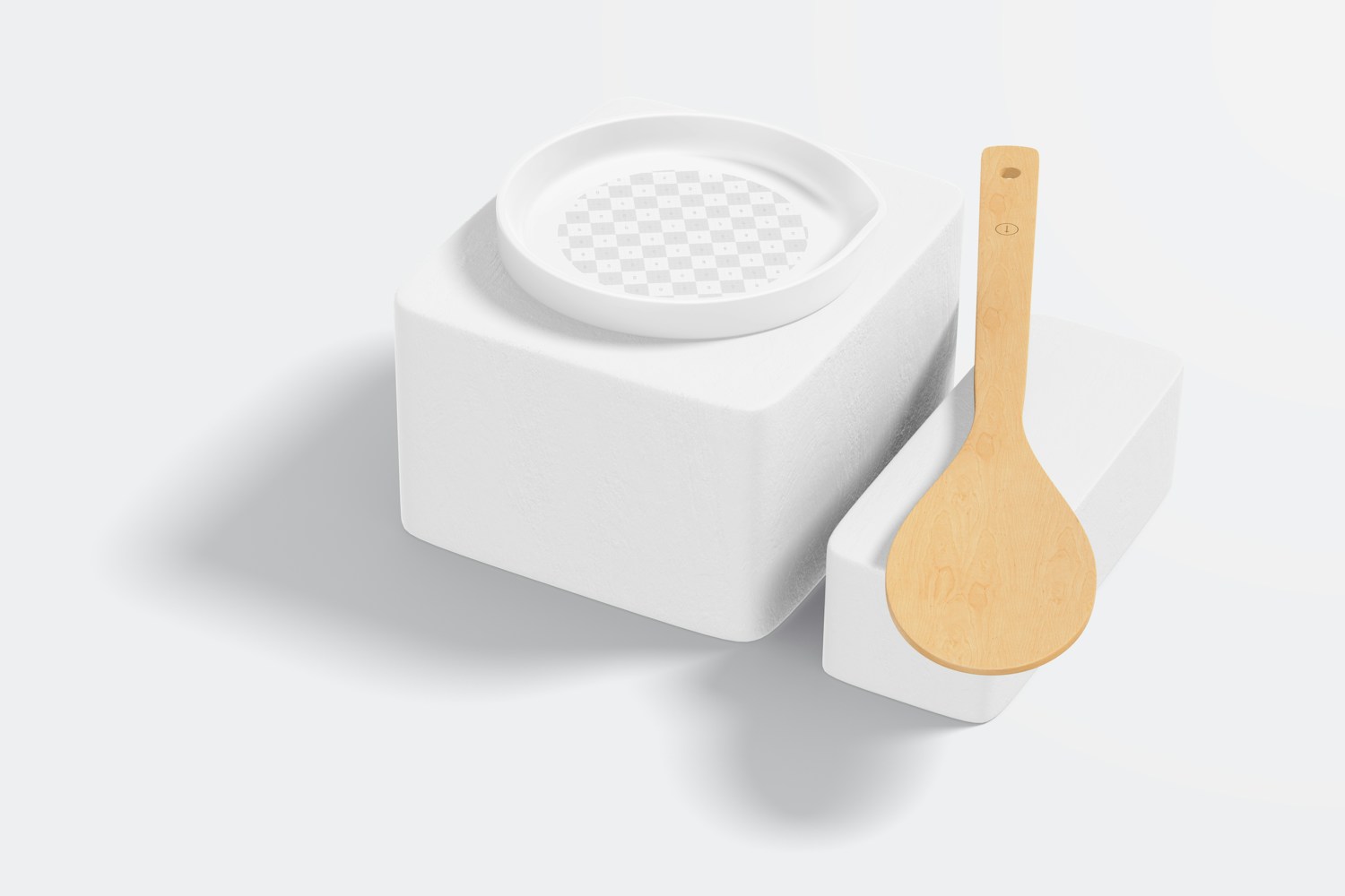 Spoon Holder Mockup, Perspective View