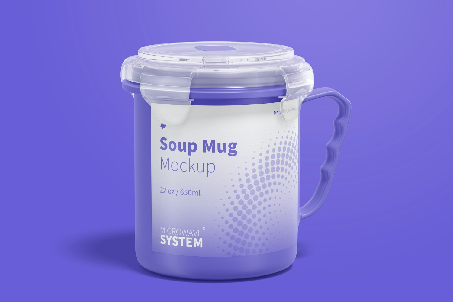 22 oz Soup Mug Mockup