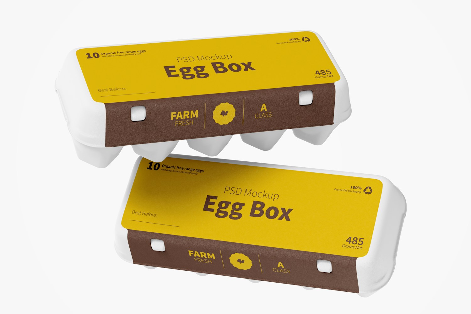 Maqueta de Cajas de Huevos, Flotando