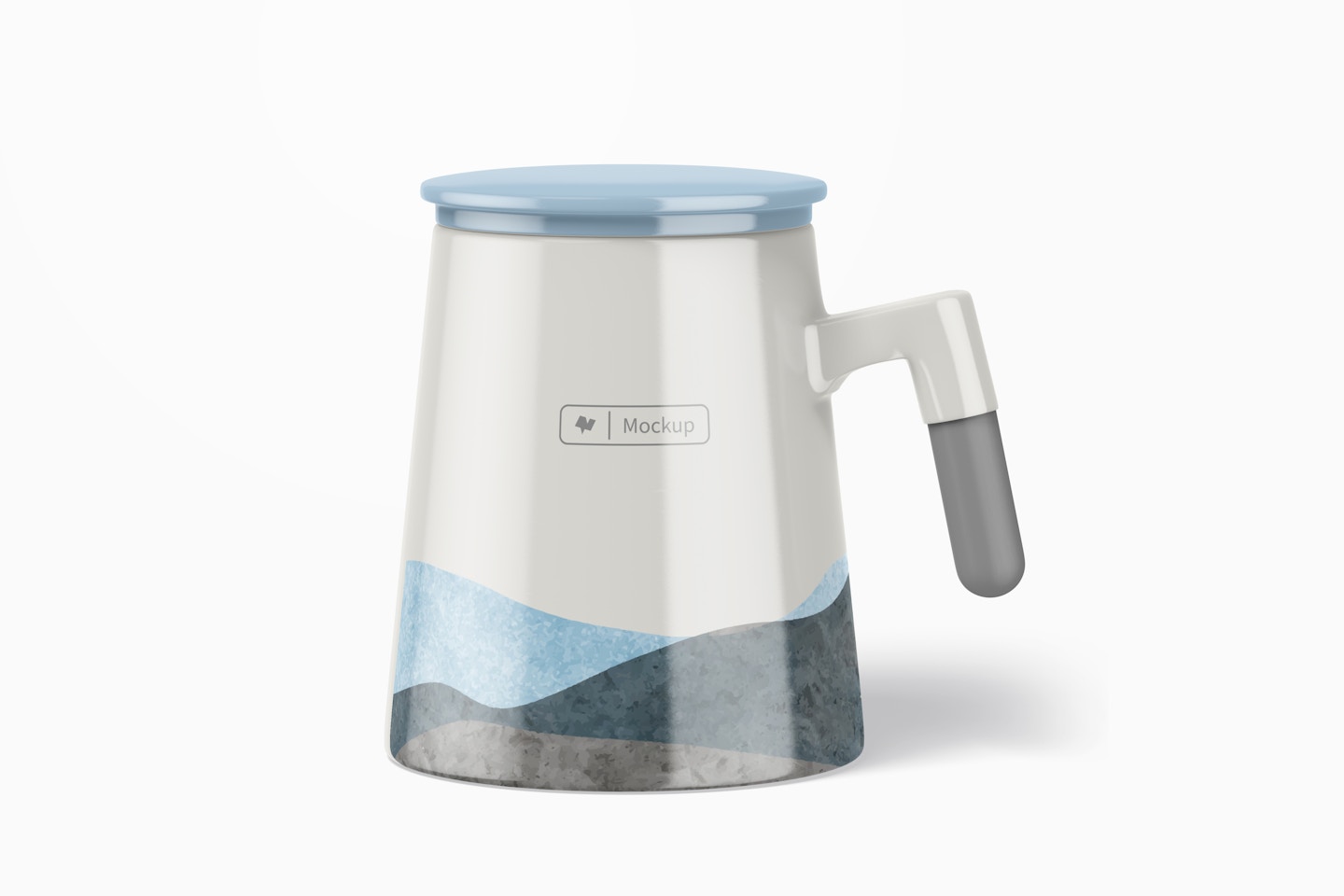 Tea Infuser Cup Mockup, Front View