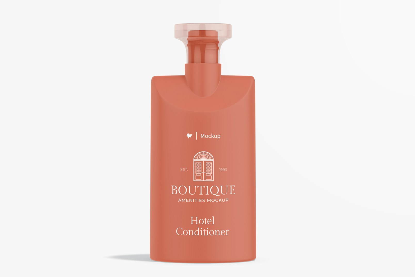 Hotel Conditioner Bottle Mockup, Front View