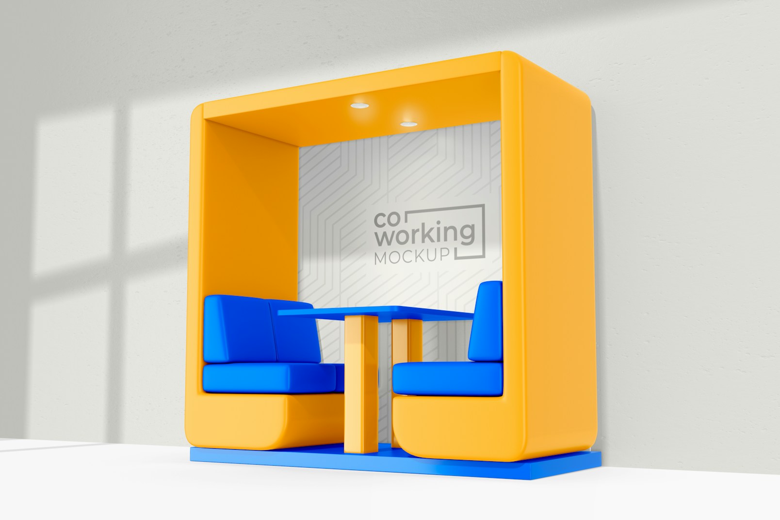 Coworking Booth Mockup