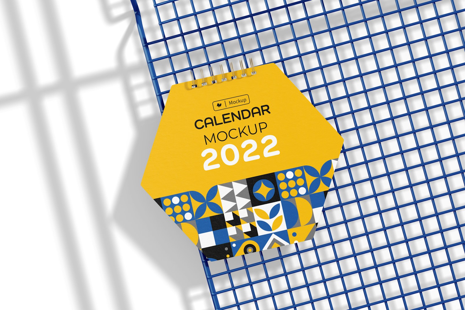 Maqueta de Calendario Hexagonal, Vista Superior