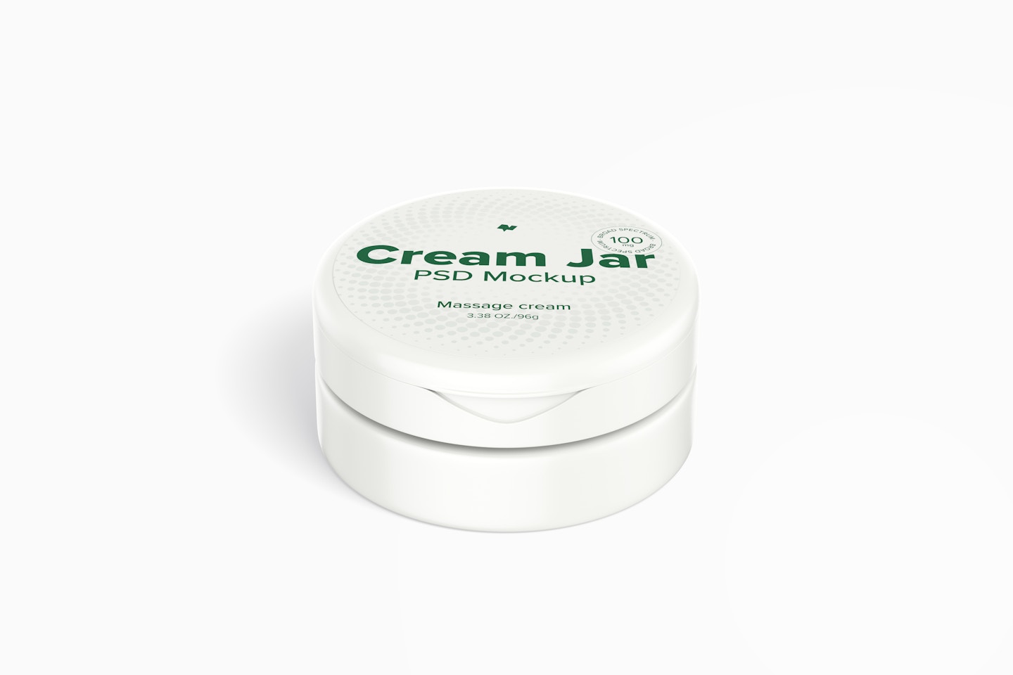 3.38 oz Cream Jar Mockup