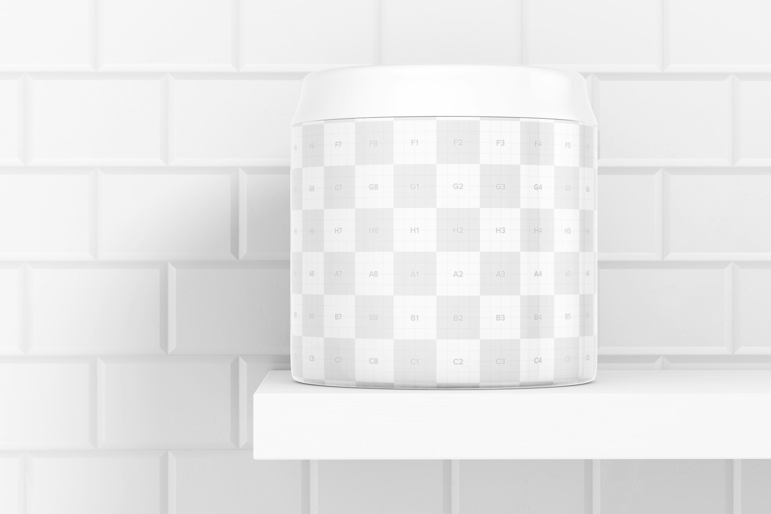 Food Storage Canister Mockup Food Storage Canister Mockup