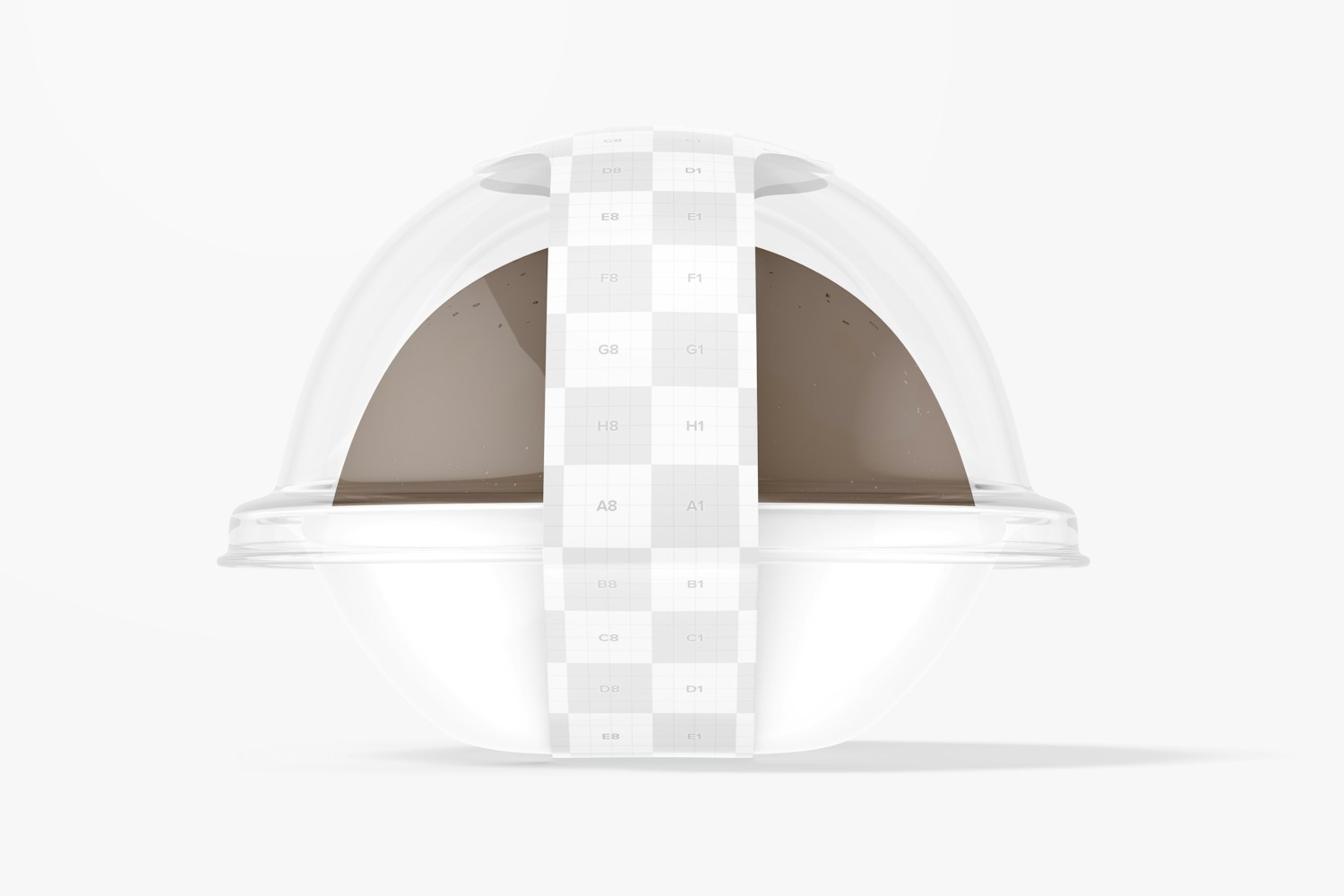 One Chocolate Box Mockup, Front View One Chocolate Box Mockup, Front View