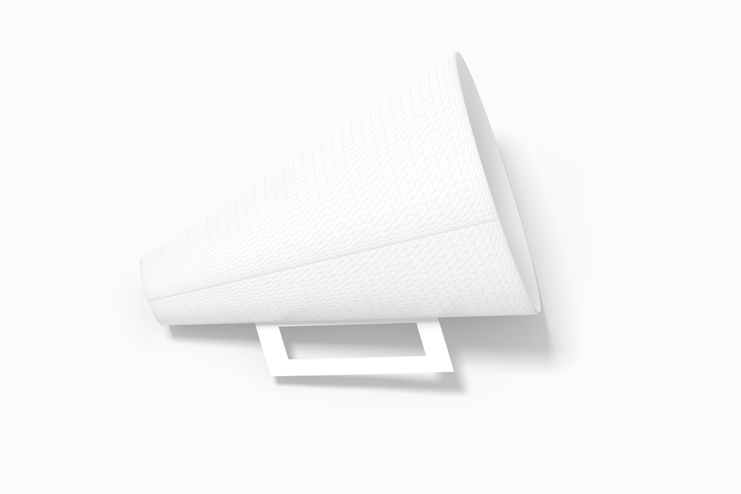Paper Megaphone Mockup Paper Megaphone Mockup